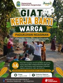 GIAT KERJA BAKTI WARGA PADUKUHAN NGASINAN